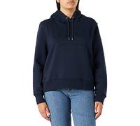 GANT Damen REG Shield Hoodie Tonal Logo Kapuzenpullover, Evening Blue, S