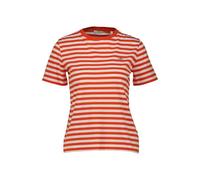 GANT Damen REG Striped Shield SS T-Shirt, Marled RED, X-Large