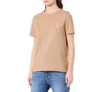 Gant Damen Reg Tonal Shield T-Shirt, Warm Khaki, S EU