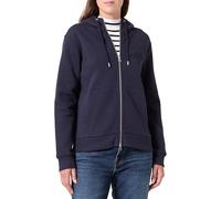 GANT Damen Reg Tonal Shield Zip Hoodie Kapuzenpullover