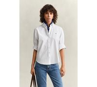GANT Damen Regular Fit Classic Oxford-Bluse mit Streifen (46) LIGHT Blau