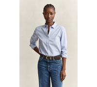 GANT Damen Regular Fit Classic Popeline-Bluse mit Streifen (36) MISTY LAVENDER