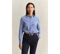 GANT Damen Regular Fit Classic Popeline Hemd mit Streifen (38) ROYAL Blau