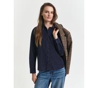 GANT Damen Regular Fit Cordbluse (34) EVENING Blau
