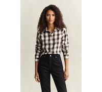 GANT Damen Regular Fit Flanellbluse (36) DEEP Braun