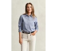 GANT Damen Regular Fit Popeline Bluse mit Streifen (42) FADED DENIM