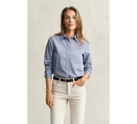 GANT Damen Regular Fit Popeline Bluse mit Streifen (44) FADED DENIM