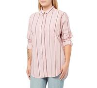 GANT Damen REL Classic POPLIN Striped Shirt Bluse, Rosa, 44