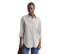 GANT - Relaxed Fit Classic Popeline-Bluse mit Streifen deep brown - Gr. - 42