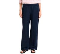 GANT Damen REL Linen Blend Pull ON Pants Hose, Evening Blue, 36