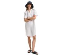 GANT Damen REL Linen Caftan Kleid, White, 42