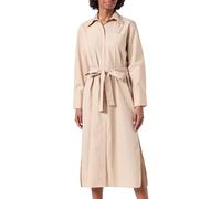 GANT Damen REL POPLIN Shirt Dress Kleid, Dry Sand, 36