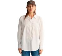 GANT Damen Rel Poplin Shirt Klassisches Hemd, Weiß, 32 EU