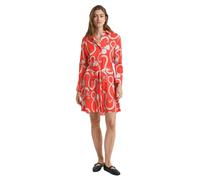 GANT Damen REL Sailing Print Shirt Dress Kleid, Marled RED, 46