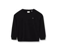 GANT Damen Rel Shield C-neck Sweatshirt, Schwarz, M EU