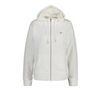 GANT Damen Rel Shield Full Zip Hoodie Kapuzenpullover, Eggshell, 3XL EU