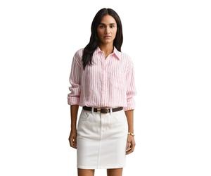 GANT Damen Rel Striped Linen Ls Shirt Hemd
