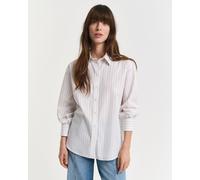 GANT Damen Relaxed Fit Bluse mit Streifen und voluminösen Ärmeln (40)