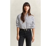 GANT Damen Relaxed Fit Classic Popeline-Bluse mit Streifen (36) EVENING Blau