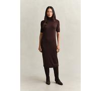GANT Damen Rollkragenkleid aus Merinowolle (XXL) DEEP Braun
