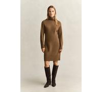 GANT Damen Rollkragenkleid aus Wolle und Kaschmir (XS) WARM KHAKI