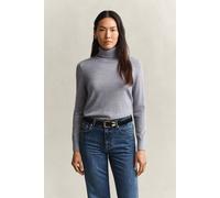 GANT Damen Rollkragenpullover aus extrafeiner Merinowolle (XL) Grau MELANGE
