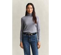 GANT Damen Rollkragenpullover aus extrafeiner Merinowolle (XXL) Grau MELANGE