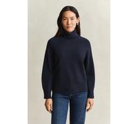 GANT Damen Rollkragenpullover aus Wolle und Kaschmir (XL) EVENING Blau