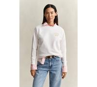 GANT Damen Rope Graphic Sweatshirt (L) EGGSHELL