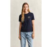 GANT Damen Rope Graphic T-Shirt (XXL) EVENING Blau