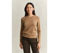 GANT Damen Rundhalspullover aus Wolle und Biobaumwolle (XXL) WARM KHAKI