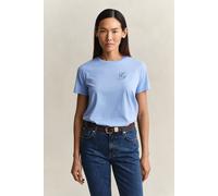GANT Damen Script T-Shirt (L) HYDRANGEA Blau