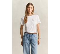 GANT Damen Script T-Shirt (S) EGGSHELL