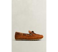 GANT Damen Sebaya Loafer aus Veloursleder (37) COGNAC Braun