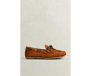 GANT Damen Sebaya Loafer aus Veloursleder (38) COGNAC Braun