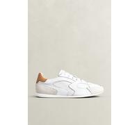 GANT Damen Sherly Sneaker aus Glatt- und Veloursleder (37) Weiß