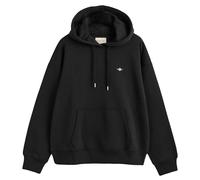 Gant Damen Shield Hoodie Kapuzenpullover, Schwarz, M EU