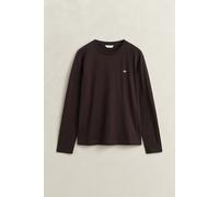 GANT Damen Shield Langarm-T-Shirt (XL) DEEP Braun