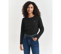 GANT Damen Shield Langarm-T-Shirt (XXL) Schwarz