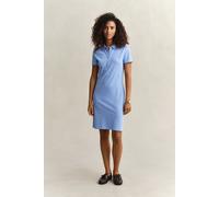 GANT Damen Shield Piqué Polokleid (L) HYDRANGEA Blau