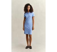 GANT Damen Shield Piqué Polokleid (XS) HYDRANGEA Blau