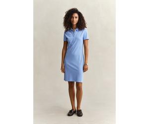 GANT Damen Shield Piqué Polokleid (XXL) HYDRANGEA Blau