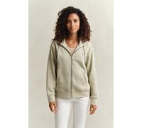 GANT Damen Shield Sweatjacke (L) COUNTRY BEIGE