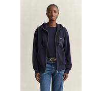 GANT Damen Shield Sweatjacke (XS) EVENING Blau