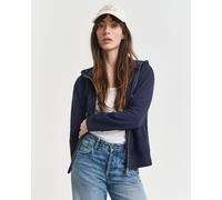 GANT Damen Shield Sweatjacke (XXS) EVENING Blau