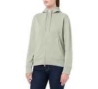 Gant Damen Shield Zip Hoodie Kapuzenpullover, Faded Sage, L EU