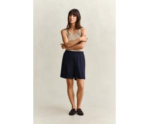 GANT Damen Shorts aus Leinenmix (40) EVENING Blau