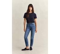 GANT Damen Slim Cropped Jeans (30) MID Blau BROKEN IN