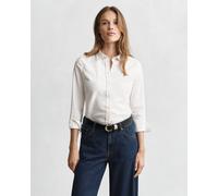 GANT Damen Slim Stretch Oxford Shirt Klassisches Hemd, Weiß, 44 EU