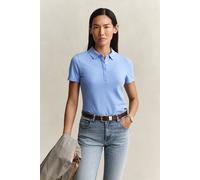 Gant Damen Poloshirt aus Baumwollmischung, blau, Gr. S